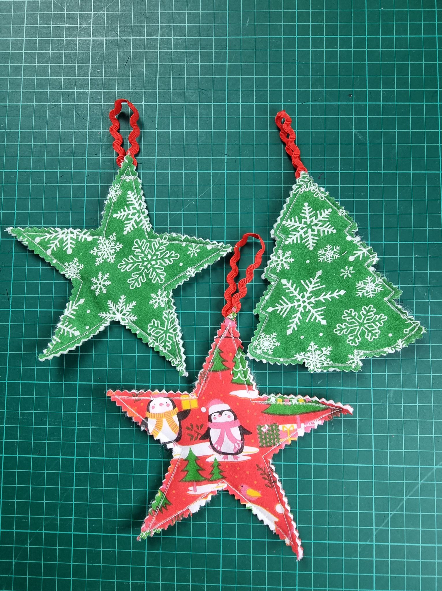 Hanging Christmas Ornaments Tutorial UK Fabrics Online Blog