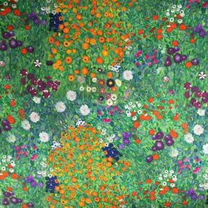 Water Repellent Printed Outdoor Canvas Fabric - Watercolour