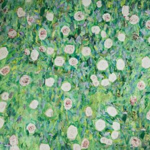 Water Repellent Printed Outdoor Canvas Fabric - Watercolour