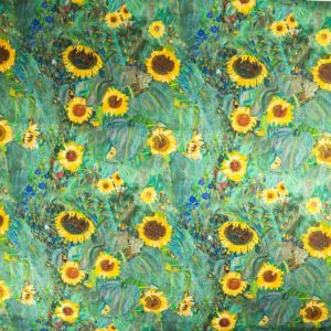 Water Repellent Printed Outdoor Canvas Fabric - Watercolour