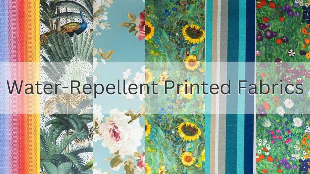 Our Latest Collection Printed WaterRepellent Fabrics