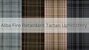 Alba Fire Retardant Tartan Upholstery Fabric