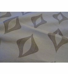Cream Dewdrop Curtain Fabric