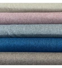 Soft Herringbone Tweed Fire Retardant Upholstery Fabric 50m Roll