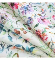 Water Repellent Printed Outdoor Upholstery Fabric - Abstract Floral 