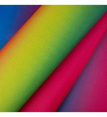 Waterproof Nylon Ripstop Fabric-Rainbow
