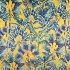 Tropical Digital Printed Plush Velvet Curtain Upholstery Fabric - Palm Springs