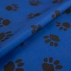 Paw Print Waterproof Outdoor PVC-Blue