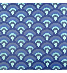 Textura™ WP113 Printed Waterproof Outdoor Fabric-Rainbows - Blue