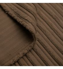 Super Soft Fire Retardant Jumbo Corduroy Upholstery Fabric-Coffee