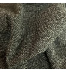 Pompeii Basketweave Upholstery Fabric Dark Grey