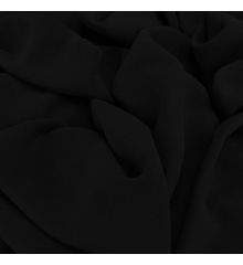 Black Chiffon Georgette Fabric 