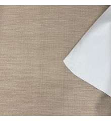 Blackout Curtain and Blind Linen Look Fabric - Beige