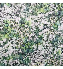 Tropical Digital Printed Plush Velvet Curtain Upholstery Fabric-Spring Meadows-1M