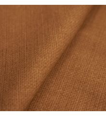 Drift Linen Look Cotton Upholstery Curtain Fabric-Coffee