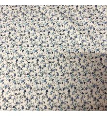 Ditsy Floral 100% Cotton Poplin (601)-Blue