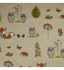 Fryetts Woodland Fox 100% Cotton Fabric