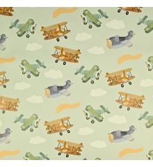 Kid's Water Resistant Breathable Stretch PUL Fabric Prints-Planes