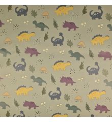 Kid's Water Resistant Breathable Stretch PUL Fabric Prints-Dinosaurs