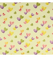 Kid's Water Resistant Breathable Stretch PUL Fabric Prints-Hearts