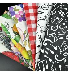 Printed Water Resistant Tablecloth Fabric