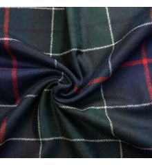 Highlander Black Watch Tartan 100% Wool Fabric