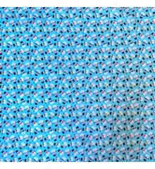 Christmas Polycotton Fabric - Smiling Snowmen