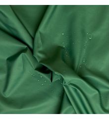 Lightweight Water Resistant Polyester Pinstripe-Emerald Green
