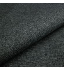 Linen Look Fire Retardant Upholstery Fabric - 40m Roll-Charcoal