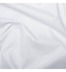 Stretch Cotton Poplin-White