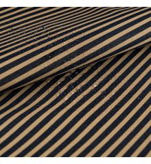 Stripe Waterproof Outdoor Canvas-Beige/Navy Stripes