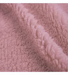 Supersoft Sherpa Fleece Fabric-Baby Pink
