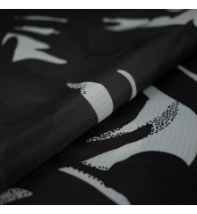 Waterproof Nylon Ripstop Fabric-Camouflage - Grey