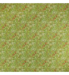 William Morris Printed Water Repellent Outdoor Canvas Fabric-Golden Lily – Green