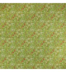 William Morris Printed Water Repellent Outdoor Canvas Fabric - Golden Lily-Green