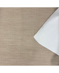 Blackout Curtain and Blind Linen Look Fabric - Beige