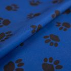 Paw Print Waterproof Outdoor PVC-Blue