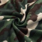 Printed Anti-Pil Fleece - Green Camouflage