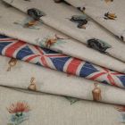 Cotton Rich Linen Half Panama Upholstery Fabric