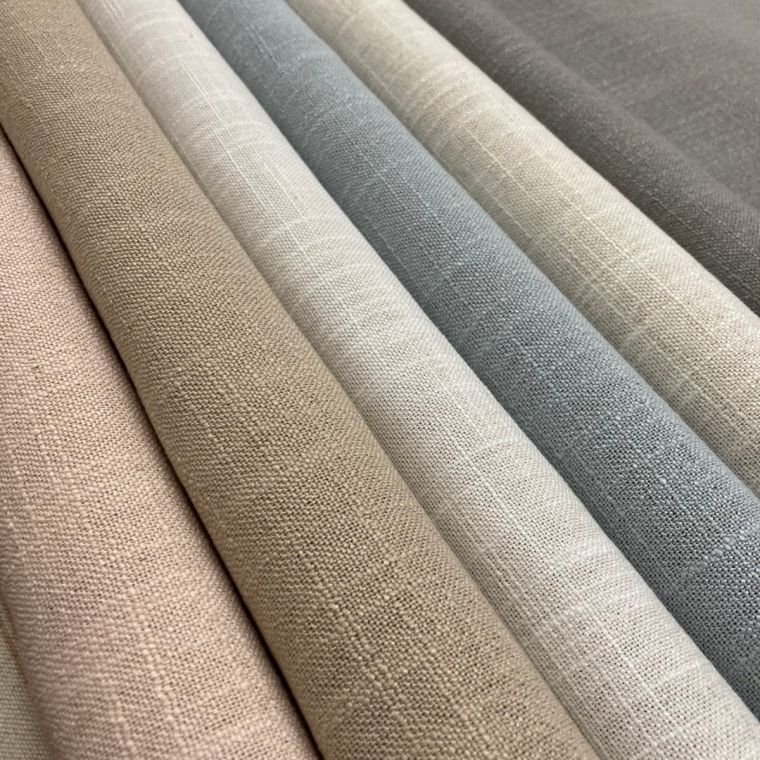 Hazelwood Linen Mix Soft Curtain Upholstery Fabric
