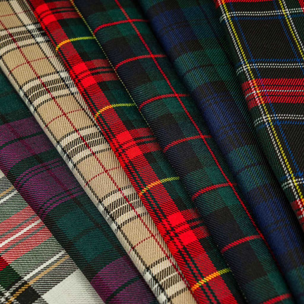 Scottish Tartan Polyviscose Dressmaking Fabric