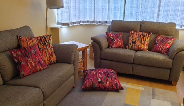 Sofa and Cushions Sofa and Cushions